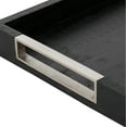 thumbnail image 4 of Kate and Laurel Heller Decorative Wood Tray, Black 12x16, 4 of 8