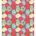 thumbnail image 3 of Ambesonne Flowers Duvet Cover Set, Multicolored Poppy Blossoms, 2-Calking, Dark Coral Multicolor, 3 of 3