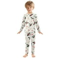 thumbnail image 7 of Boys Pajamas Girls Pajama Berry Holly Leaves Cute Comfortable Cotton Two-piece Pajama Set, 7 of 7
