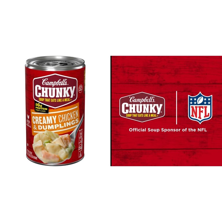 BUMP OF CHICKEN サイズＭ Campbell's Chunky Creamy Chicken & Dumplings 18.8 Oz & Sipping