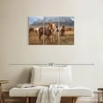 thumbnail image 2 of Elephant Stock The Amazing Icelandic Horses Wall Art - Horizontal Multi Panel Canvas - Living Room Wall Decor - Animal Multi Panel - Gray And Brown Decor By Scott Stulberg - 33" x 20", 2 of 8