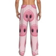thumbnail image 3 of Fotbe Pig Nose Men's Pajama Pants,Sleepwear Pants,Pj Bottoms Drawstring And Pockets-Small, 3 of 9