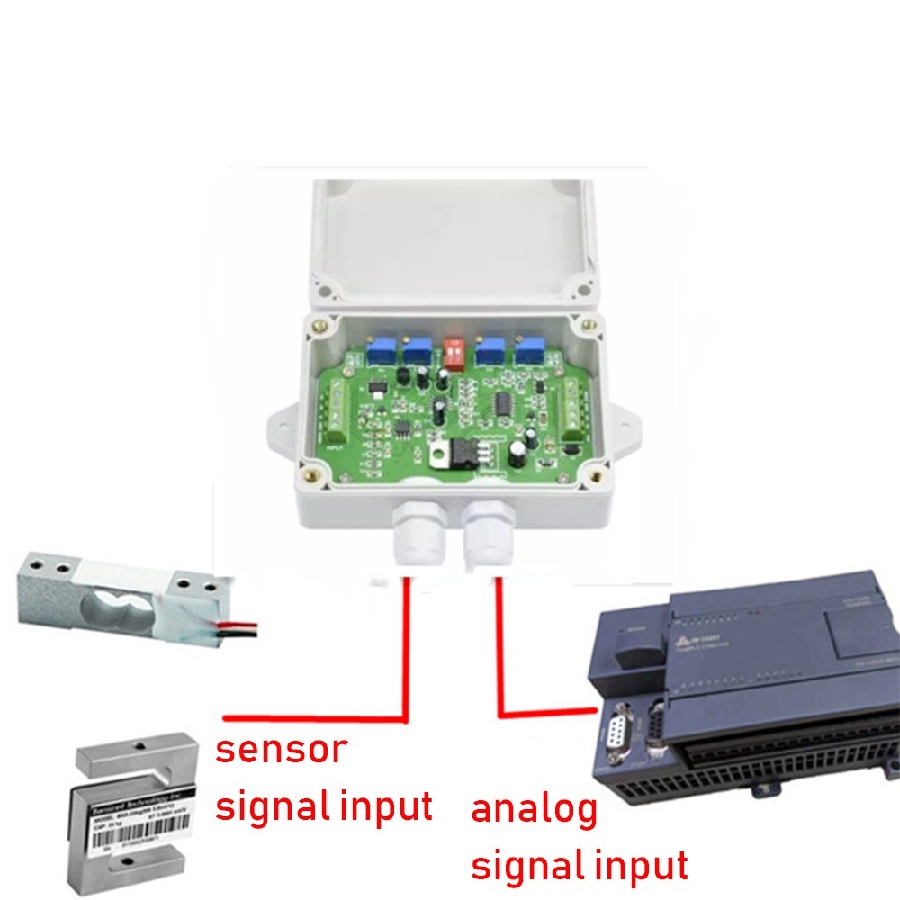 JY-S60 /JY-S 85 DC18-26v Current Load Cell Load Cell Amplifier Weight Transmitter 4-20mA 0-5V Or 0-10V Voltage With Housing