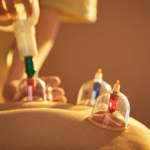 IBASETOY Massage Cupping Therapy Set Plastic Multi Color Removing Blood 1 Set