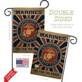 thumbnail image 3 of Breeze Decor BD-MI-G-108398-IP-DB-DS02-US Marine Corps Burlap Americana - Everyday Military Impressions Decorative Vertical Garden Flag - 13 x 18.5 in., 3 of 5