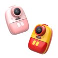 thumbnail image 2 of Cámara para niños, cámara instantánea 1080P, cámara para niños, impresión de fotos en blanco y negro, cámara digital para niños con tarjeta TF de 32 GB, rosa kaili Sencillez, 2 of 5