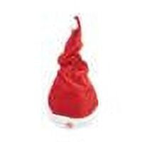 Chapeau De Noël Chantant Et Dansant Zankie - Peluche Rouge Et Blanc, Musique, Pile AA (non Incluses), Pour Fêtes Et Cadeaux