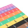 thumbnail image 3 of 51pcs Magnetic Fraction Tiles Teaching Resources Brain Training Resin Math Manipulatives Set for Kids, 3 of 8