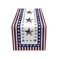 thumbnail image 2 of Aufmer 250th Anniversary Independence Day Table Runner Patriotic Themed Decorative Tablecloth Polyester Reusable Cloth Mat For Living Room Coffee Table Kitchen Holiday Layout(L), 2 of 6