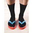 thumbnail image 7 of Kiibsot 4 Pack Flip Flop Socks Split Toe Socks Japanese Tabi Socks for Men Women, 7 of 7