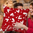 thumbnail image 4 of Couch Pillow Covers Hwkond Valentine's Day PillowCovers 18x18 Inch Peach-Skin-Like Cloth PillowCase Valentine's Day Decor For Sofa Couch,Up to 25% Off, 4 of 4