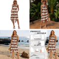 thumbnail image 5 of Xixirimido Sunset Tropical Palm Trees Matching Sets for Beach Vacation Men's Hawaiian Shirt & Women's Sleeveless Midi Dress Hawaiian Matched Couples Summer Outfits, 4XL, 5 of 7