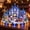 Multicolor 04#, variant on Enchanted Lighted Up Christmas Castle 3D Gem Beads Art DIY Kit, Glowing Joyful Funny Castle Village Art Style Pearl & Rhinestone Beads Craft Kit for Adults Gift, Xmas Decor for Shelf Mantel Home