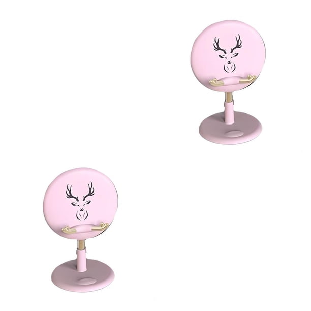 Sidaley Soporte para teléfono Soporte de escritorio Lazy Mount Multicolor Lindo Tamaño compacto Accesorios para el hogar Suministros para Rosa 2Conjunto