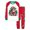 Red, variant on Toddler Boys Clothes 2-Piece Christmas Festive Print Long Sleeve Top and Pants Loungewear Sleepwear Outfits Size 2-3T ,Red