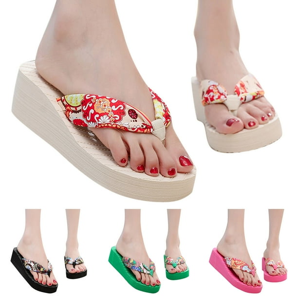 セール＊  Cart Flip-Flops＊バンダナサンダル Amazon.com: ZYCSKTL Flip Flops Women,Classic Chinese Style