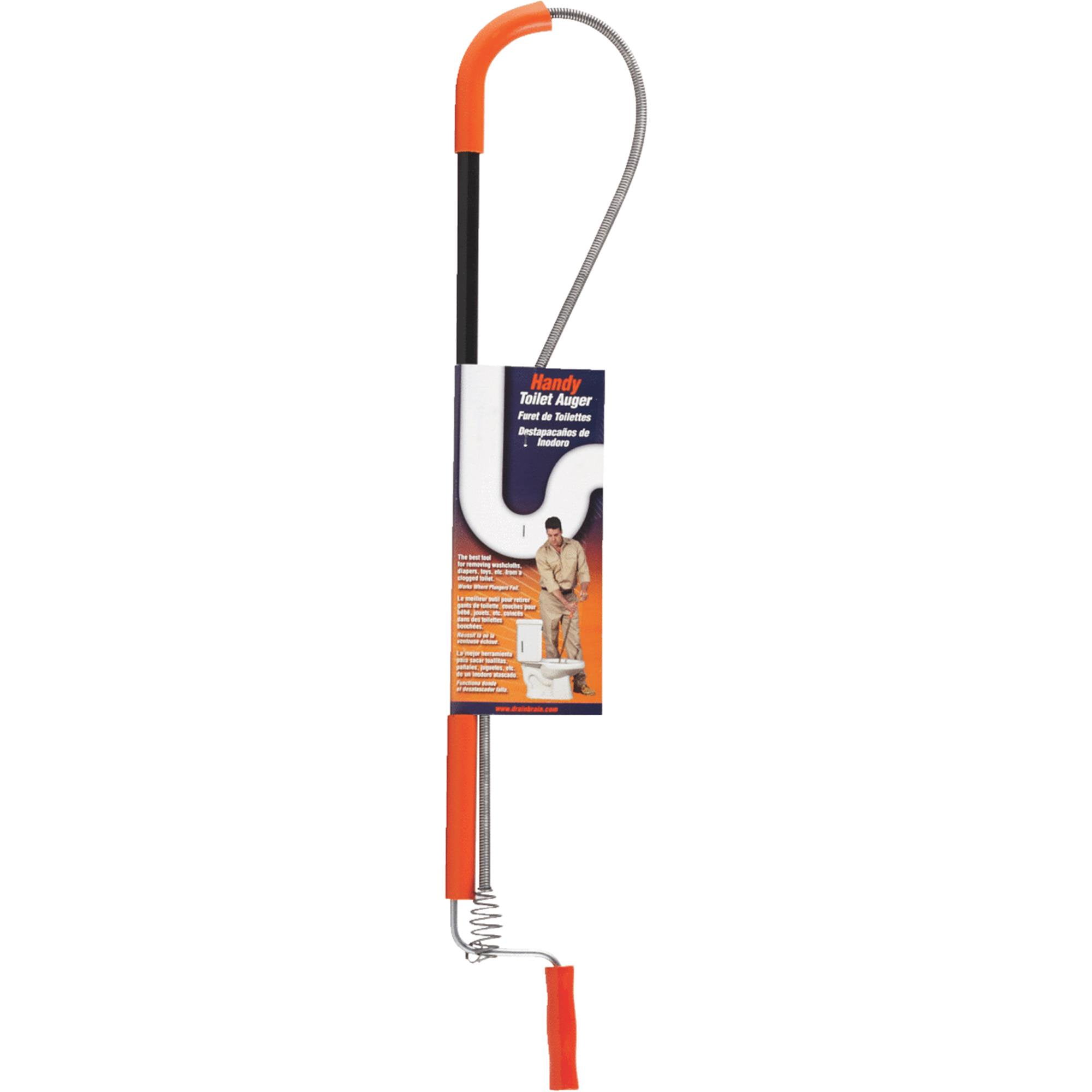 General Pipe Cleaners Tube Barrel Head Plastic Grip Toilet Auger 3RB