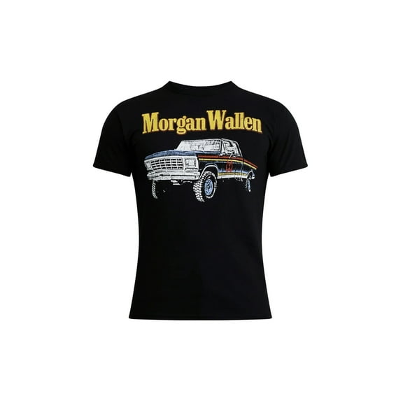 Men's Morgan Wallen Black Graphic T-Shirt - Small