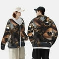 thumbnail image 4 of Fotbe Steampunk Squirrel Pilot Chaqueta con Protección Solar UPF 50+ para Hombre y Mujer, Camisa con Capucha y Bolsillos-Medium, 4 of 7