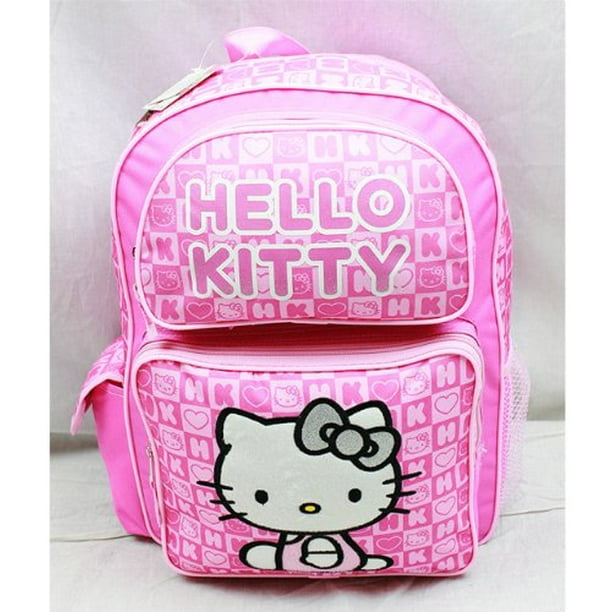 Backpack Pink Box Checker (Large School Bag) New 82348 Walmart