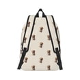 thumbnail image 3 of Daiia Labrador Retriever Dog Vintage Canvas Backpack for Men and Women ,Hiking Backpack,Travel Laptop Bag for School,Large Capacity Backpack, 3 of 8