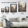 thumbnail image 4 of Riot At Westminster Anarchy In The UK Big Ben Chaos Dystopian Art Print Framed Poster Wall Decor 12x16 inch, 4 of 5