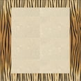thumbnail image 1 of Ahgly Company Machine Washable Indoor Square Transitional Golden Blonde Gold Area Rugs, 4' Square, 1 of 7