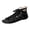 Black, variant on Lace up Gladiator Sandals for Women Suede Strappy Flat Ankle Boots with Back Zipper Open Toe Cut out Daily Casual Shoes Black Size 6.5