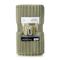 thumbnail image 6 of Mainstays Textured Plush Throw Blanket, Fresh Fern, 50 x 72 in, 6 of 7