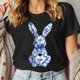 thumbnail image 2 of Camiseta de Cuello Redondo de Manga Corta de la Mujer, Top de Moda para Invierno Y Primavera Impresa de Navidad Casual 3/4, 2 of 7