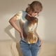 thumbnail image 3 of Fotbe Rainbow English Cocker Spaniel Body de Mujer con Cuello Redondo y Mangas Cortas, Sin Mangas Ajustado, Suave, Cómodo y Básico-Large, 3 of 7
