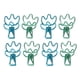 thumbnail image 3 of 100 Uds Clips de carpeta forma de corona azul verde Metal hierro hueco compacto portátil divertido Clips de carpeta para clasificación de documentos, 3 of 8