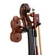Crochet de suspension pour violon en bois d'acajou avec support d'archet pour une utilisation murale à la maison et en studio – image 2 sur 3