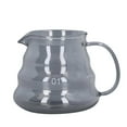 thumbnail image 2 of Coffee Server,Electroplated Grey Coffee Pot Glass Coffee Carafe Hand Coffee Pot Professionally Tested, 2 of 14