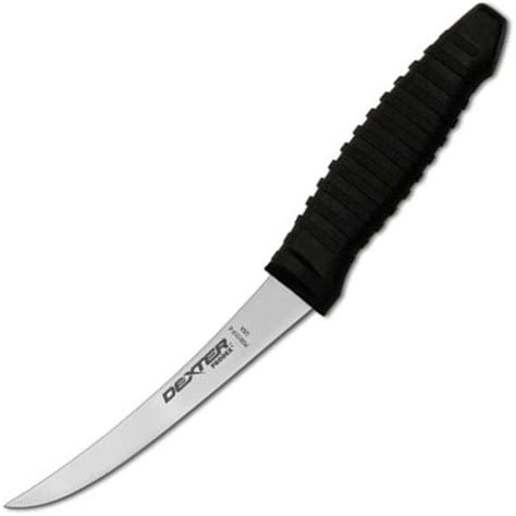Dexter Russell Prodex Curved Boning Knife, Super-Flexible, 6 Inch, Black