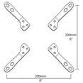 thumbnail image 4 of Mount-It! VESA Mount Adapter Kit, TV Wall Mount Bracket Adapter Converts 75x75 and 100x100 mm Patterns to 200x100 and 200x200 mm, Fits Most 23 inch to 42 inch TV's and Monitors, Hardware Included, 4 of 5