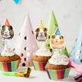 thumbnail image 2 of Guinea Pig Party Decorations 24Pcs Guinea Pig Cupcake Toppers Colorful Party Hat Guinea Pig Cupcake Picks Animal Theme Cake Decorations for Boys Girls Baby Shower Birthday Party Supplies, 2 of 5