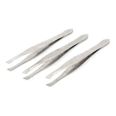 Animal Print Tweezer - Handy Heart Printed Eyebrow Tweezers Hair Trimmer Shaper Slant Tip 3 Pcs