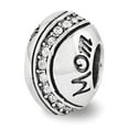 thumbnail image 1 of FB Jewels Sterling Silver Reflections Crystals from Swarovski Ribbon Mom Bead, 1 of 2
