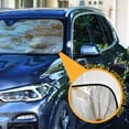 thumbnail image 3 of ALAZA 3d Flowers Pattern Windshield Sun Shade Car Foldable Sun Visor Block UV Rays Protector 57"x31.5", 3 of 8