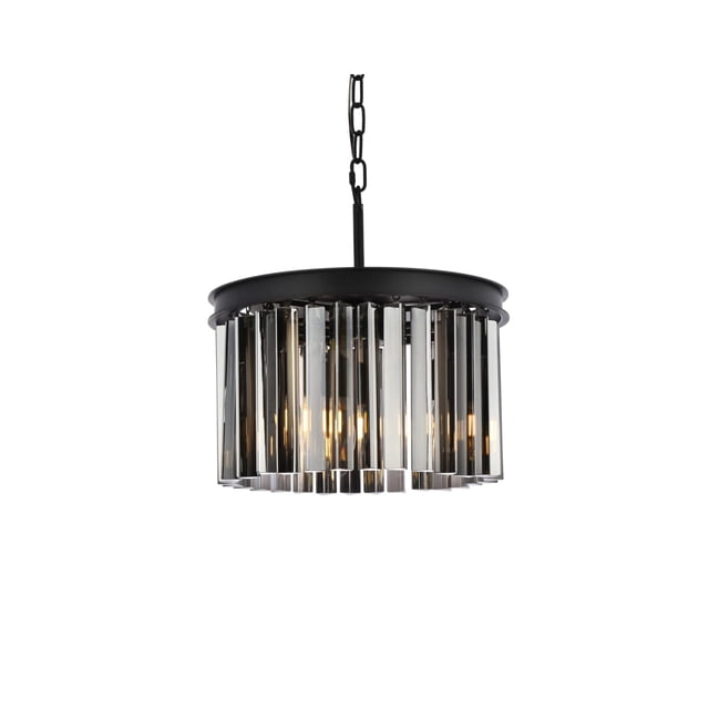 Elegant Lighting Sydney 16" 3 Light Royal Crystal Chandelier