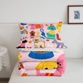thumbnail image 5 of Homewish Cute Cartoon Dog Full Size Comforter Sets,Kawaii Corgi Pug Bedding Comforter Set,Pink,Polkadot Reversible,3-Piece,1 Comforter and 2 Pillowcases, 5 of 7