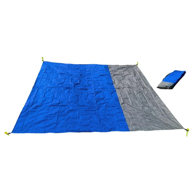 Manta de picnic Impermeable Portátil Plegable Compacto Azul Zulema