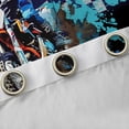 thumbnail image 4 of Castle Fairy Cool Dirt Bike Black Out Curtains for Boys, Bold Motocross Graphic Curtains Pack of 2 (42x63 Each) for Bedroom, Blue, 4 of 6