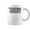 Black, variant on Tigers Swash School Spirit Orange Black Football Sports Fan Coffee Mugs