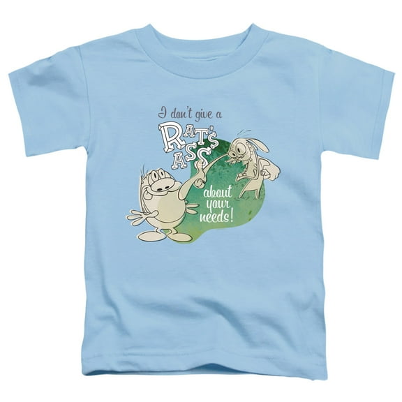 Ren And Stimpy I Don't Care About Your Needs! Unisex Toddler T Shirt