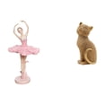 thumbnail image 1 of Figura De Gato Bailarina, Escultura De Resina Para Niña, Coleccionable, Regalo De Cumpleaños, Recuerdo Novedoso, Adorno Decorativo De Escritorio Para Oficina, Estudio, Entrada, Estantería,, 1 of 8