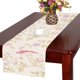 thumbnail image 1 of Camino de Mesa Divertido ABPHQTO con flores y Pájaros decoración de Mesa 40x180 cm, 1 of 2