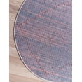 thumbnail image 6 of Unique Loom Morocco Collection Area Rug - Rif (4' Round Light Blue/Gray), 6 of 6
