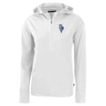 thumbnail image 2 of Women's Cutter & Buck  White Kansas City Royals City Connect Daybreak Eco Recycled Half-Zip Hoodie, 2 of 3